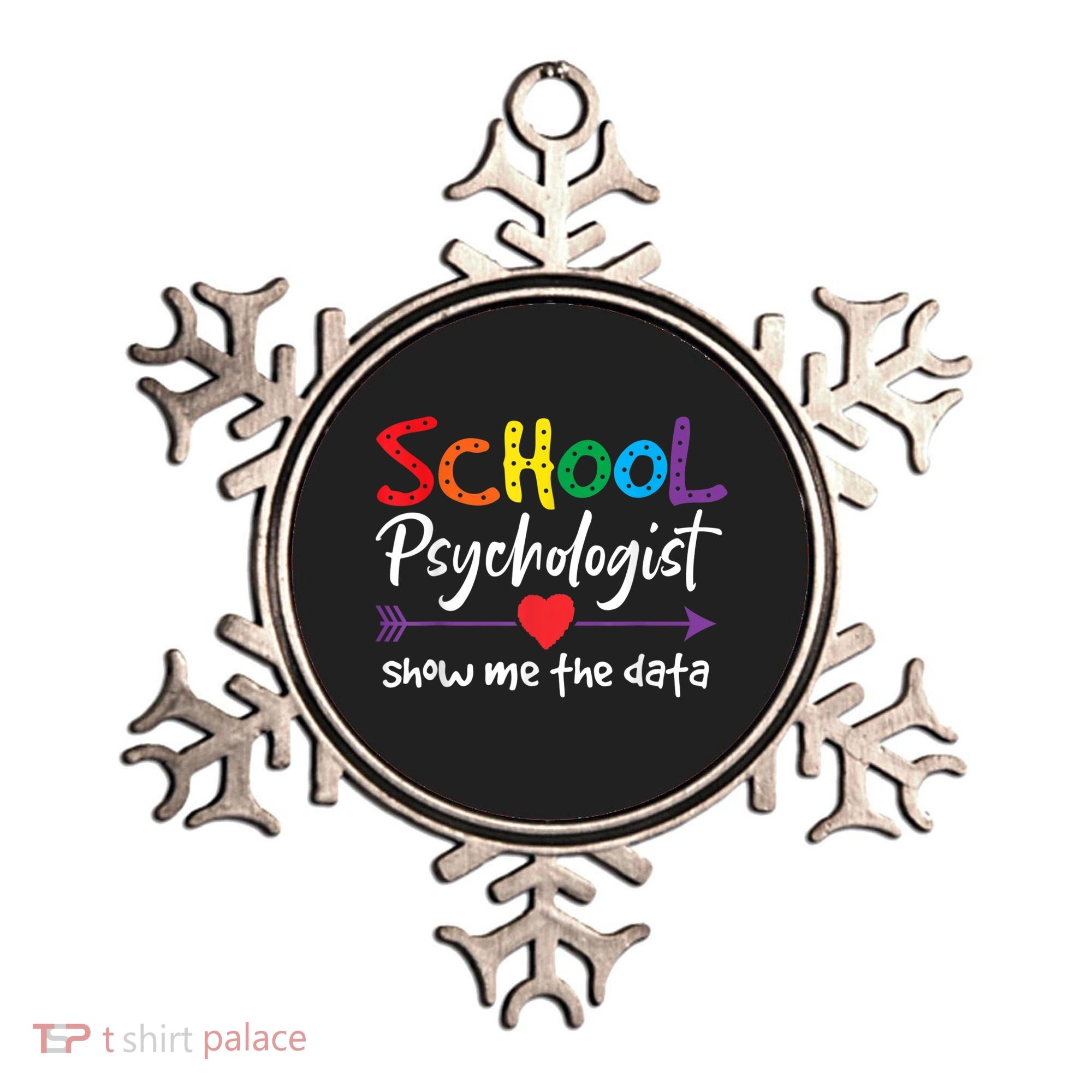 Show Me The Data School Psychologist Ornament
