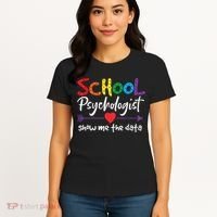 Show Me The Data School Psychologist Women's T-Shirt thumb 4