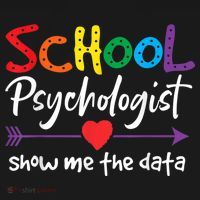 Show Me The Data School Psychologist Kids T-Shirt thumb 4