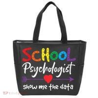 Show Me The Data School Psychologist Tote Bag thumb 0