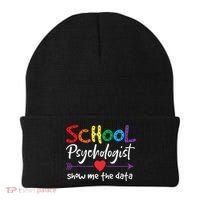 Show Me The Data School Psychologist Beanie thumb 0