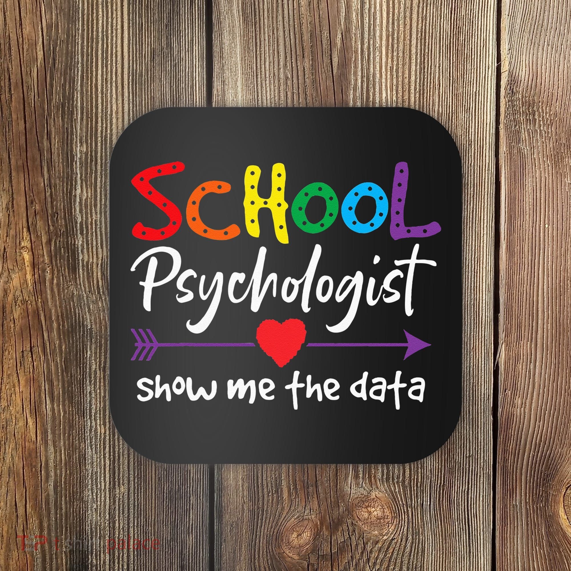Show Me The Data School Psychologist Coaster