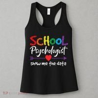 Show Me The Data School Psychologist Women's Tank Top thumb 3