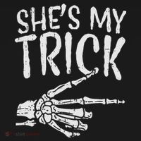 Shes My Trick Matching Couple Halloween Costume Boyfriend T-Shirt thumb 7