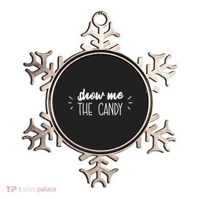 Show Me The Candy Funny Halloween Ornament
