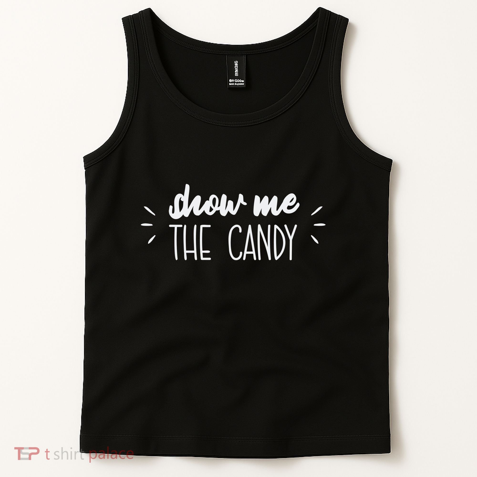 Show Me The Candy Funny Halloween Tank Top