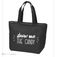 Show Me The Candy Funny Halloween Tote Bag thumb 3