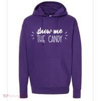 Show Me The Candy Funny Halloween Hoodie thumb 0