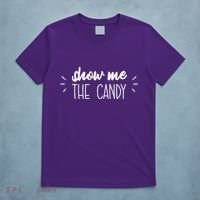Show Me The Candy Funny Halloween T-Shirt thumb 5