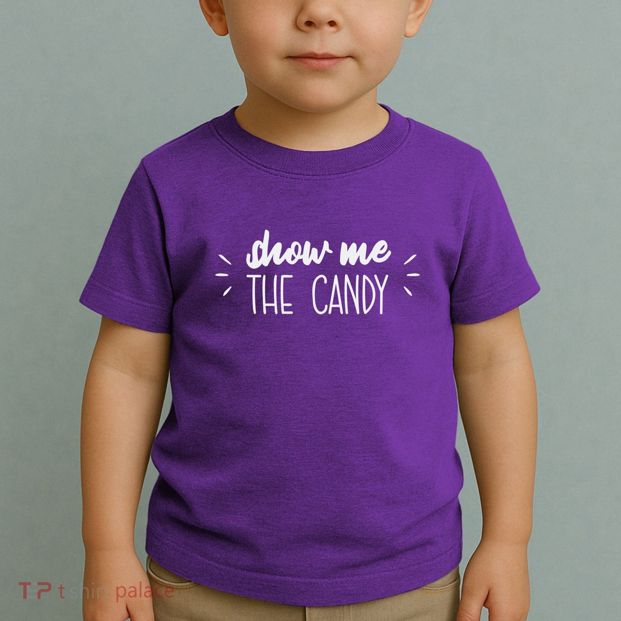 Show Me The Candy Funny Halloween Toddler T-Shirt