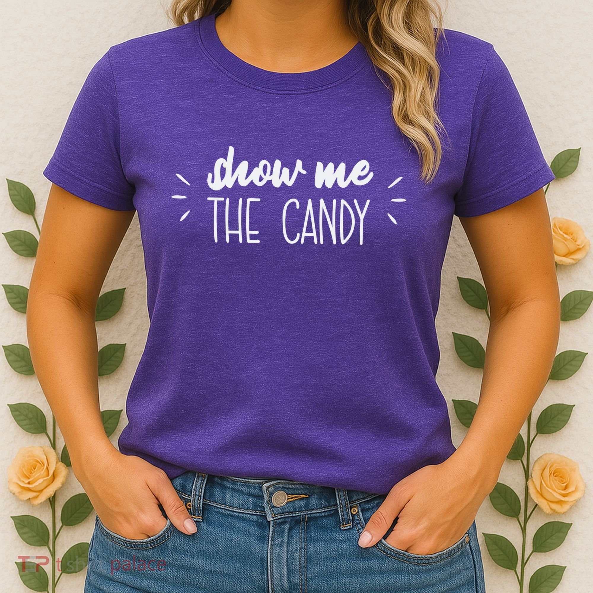 Show Me The Candy Funny Halloween Women's T-Shirt
