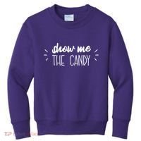 Show Me The Candy Funny Halloween Kids Sweatshirt thumb 0