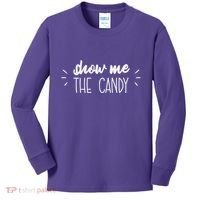 Show Me The Candy Funny Halloween Kids Long Sleeve Shirt thumb 0