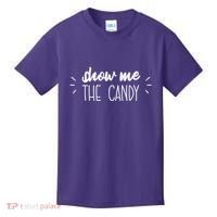 Show Me The Candy Funny Halloween Kids T-Shirt thumb 0