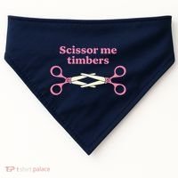 Scissor Me Timbers USA-Made Doggie Bandana thumb 0