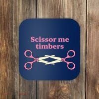 Scissor Me Timbers Coaster thumb 0