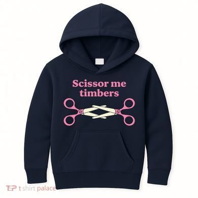 Scissor Me Timbers Kids Hoodie