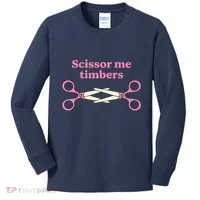 Scissor Me Timbers Kids Long Sleeve Shirt thumb 0