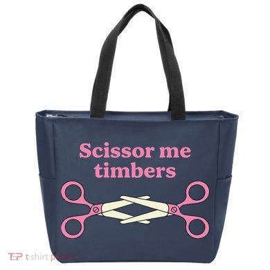 Scissor Me Timbers Tote Bag