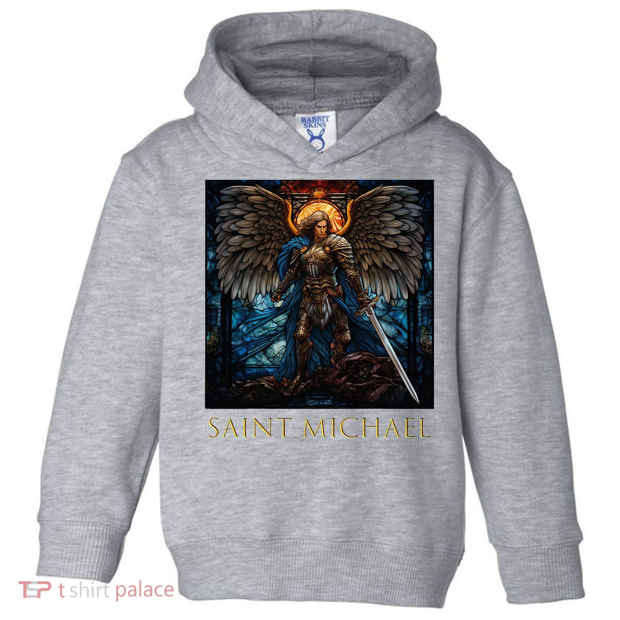 Saint Michael The Archangel Stained Glass Toddler Hoodie