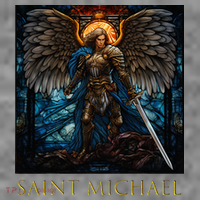 Saint Michael The Archangel Stained Glass Toddler Hoodie thumb 2