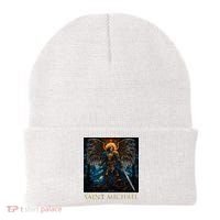 Saint Michael The Archangel Stained Glass Beanie thumb 0