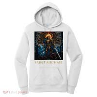 Saint Michael The Archangel Stained Glass Women's Hoodie thumb 0