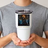 Saint Michael The Archangel Stained Glass Tumbler thumb 2
