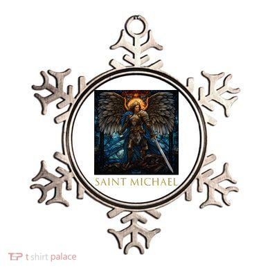 Saint Michael The Archangel Stained Glass Ornament