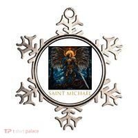 Saint Michael The Archangel Stained Glass Ornament thumb 0