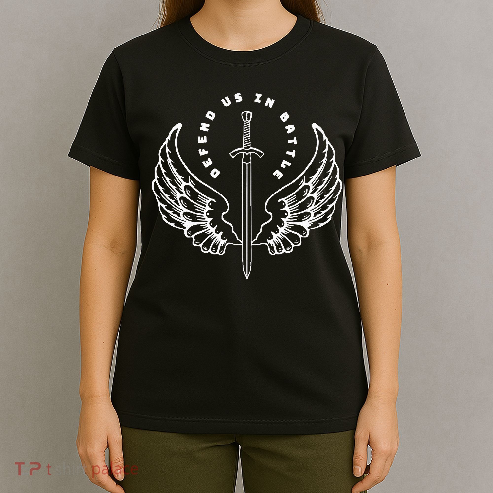 St. Michael The Archangel Defend Us In Battle T-Shirt