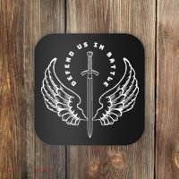 St. Michael The Archangel Defend Us In Battle Coaster thumb 0