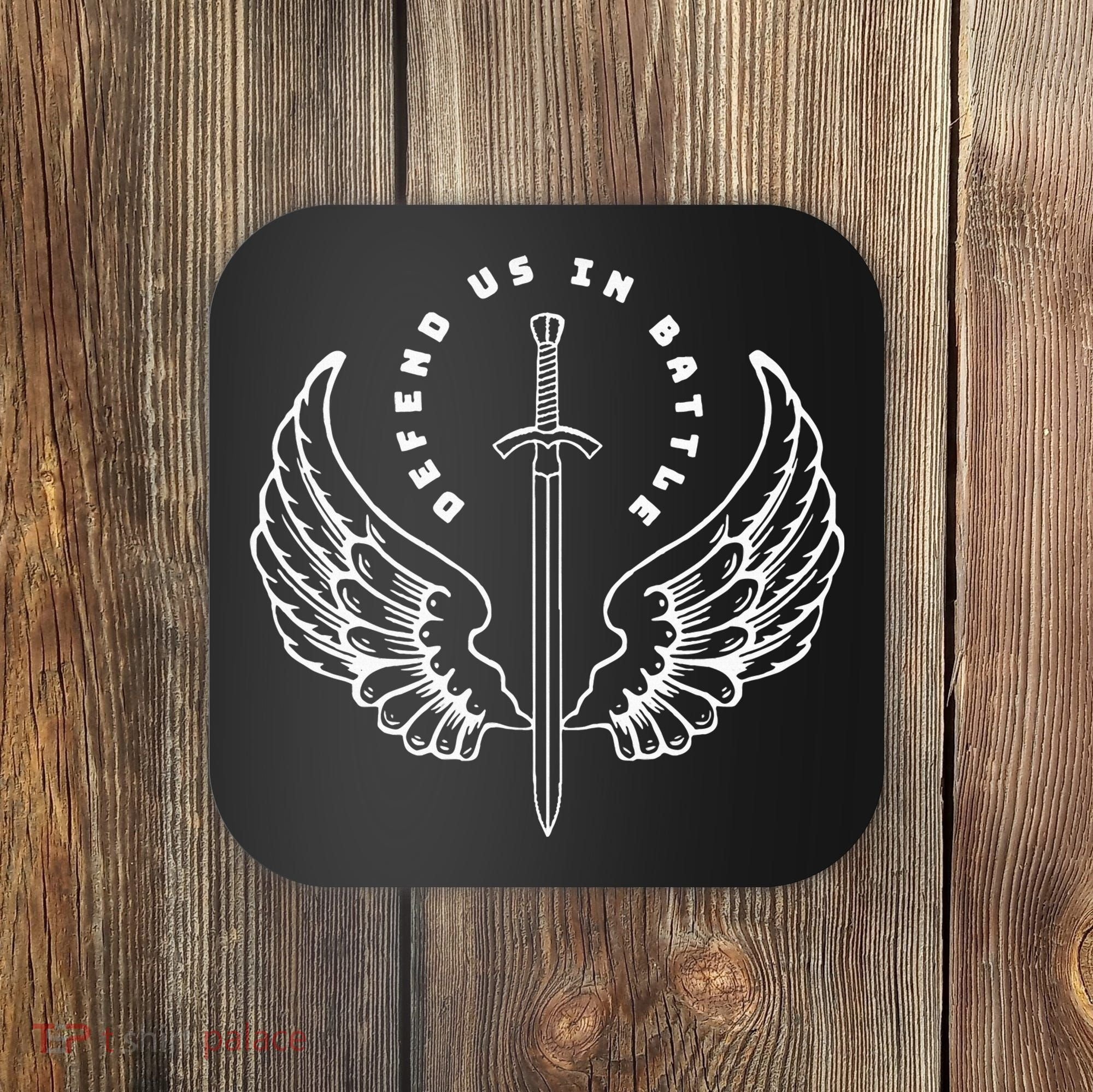 St. Michael The Archangel Defend Us In Battle Coaster
