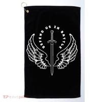 St. Michael The Archangel Defend Us In Battle Golf Towel thumb 0