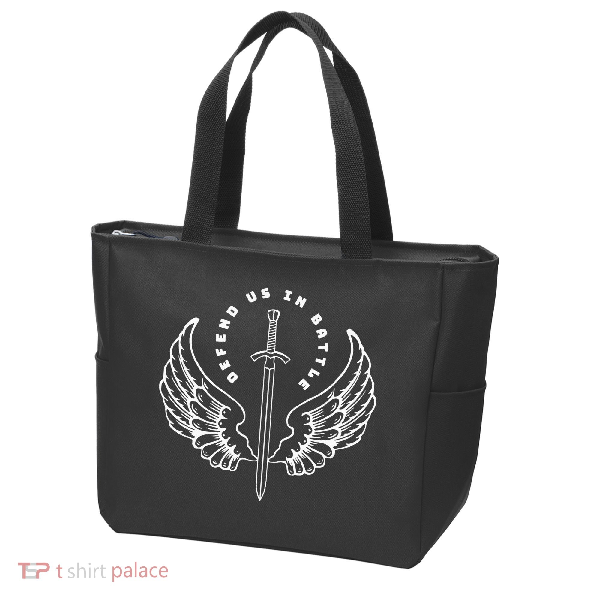 St. Michael The Archangel Defend Us In Battle Tote Bag