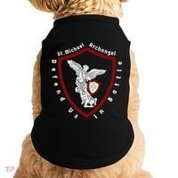 Saint Michael The Archangel Defend Us In Battle Doggie Tank thumb 0