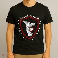 Saint Michael The Archangel Defend Us In Battle T-Shirt thumb 3