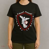 Saint Michael The Archangel Defend Us In Battle T-Shirt thumb 4