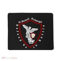 Saint Michael The Archangel Defend Us In Battle Mousepad thumb 0