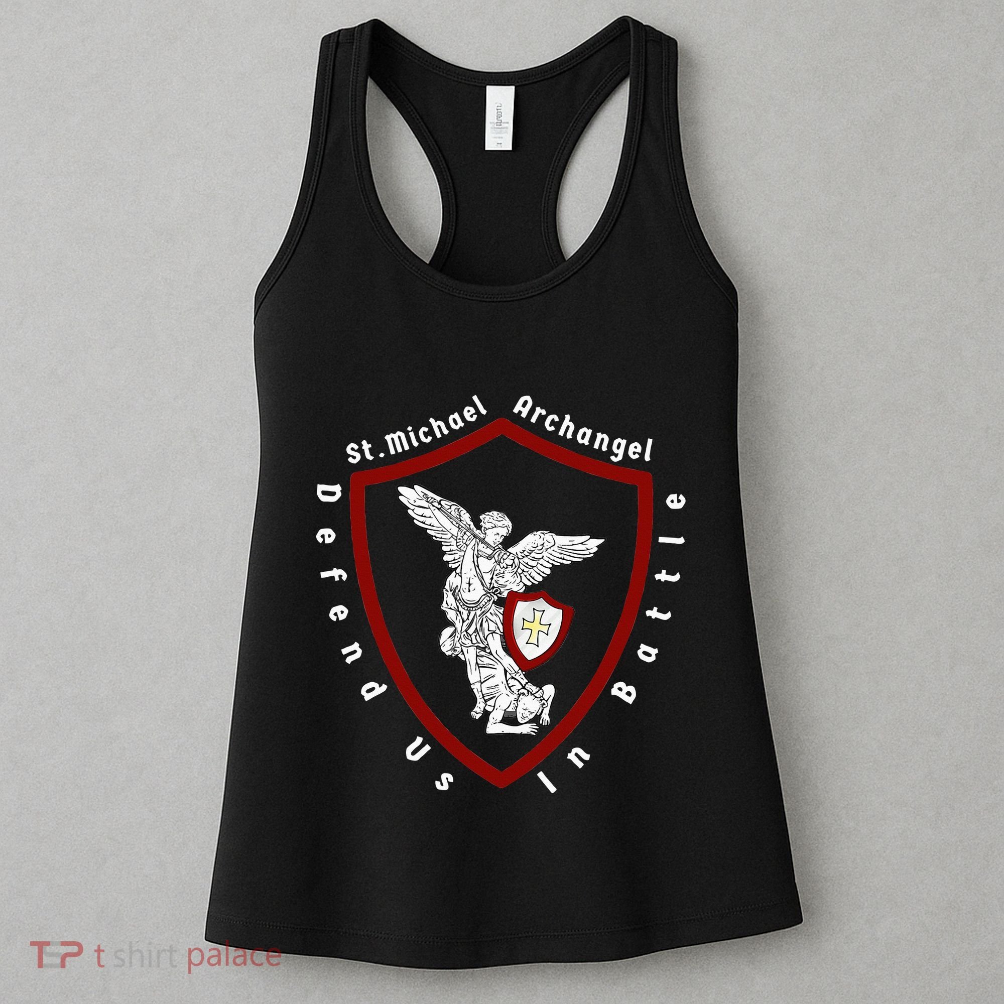 Saint Michael The Archangel Defend Us In Battle Women's Tank Top