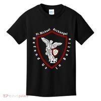 Saint Michael The Archangel Defend Us In Battle Kids T-Shirt thumb 0