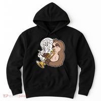 Sloth Musical Trumpet Hoodie thumb 0