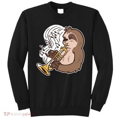 Sloth Musical Trumpet Sweatshirt