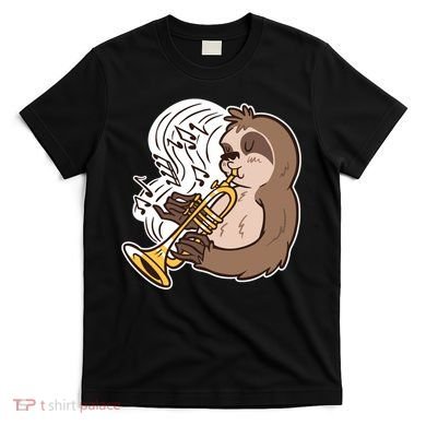 Sloth Musical Trumpet T-Shirt