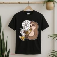 Sloth Musical Trumpet T-Shirt thumb 2