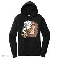 Sloth Musical Trumpet Women's Hoodie thumb 0