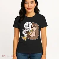 Sloth Musical Trumpet Women's T-Shirt thumb 4