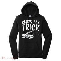 Shes My Trick Matching Couple Halloween Costume Boyfriend Women's Hoodie thumb 0