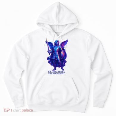 St. Michael The Archangel Iridescent 3d Art Hoodie