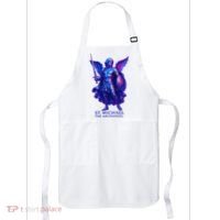 St. Michael The Archangel Iridescent 3d Art Apron thumb 0